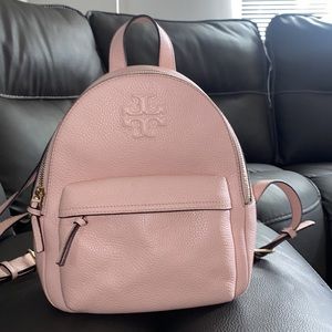 Pink Tory Burch backpack. Worn only a few times.